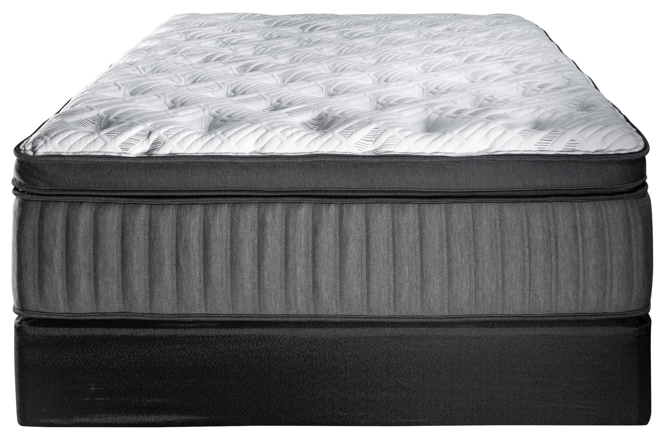 Plush queen mattress shop and box spring